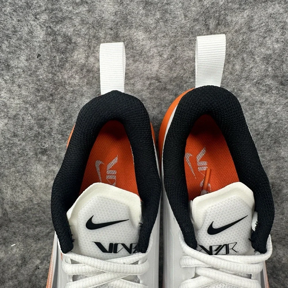 Nike Vapor Speed 3 Football Cleats Mens Size 8.5 White Orange Black HM8849-104